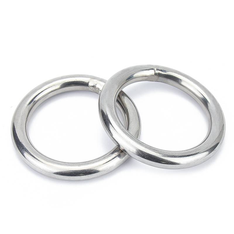 304 stainless steel solid welding O -shaped ring suspension solid welded steel ring suspension yoga connecting ring steel ring