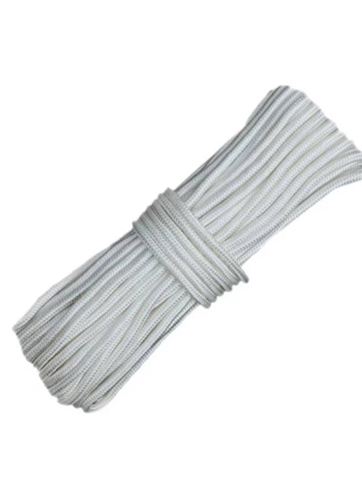 Nylon rope thickened, wear -resistant bundled rope outdoor sun resistance tent brake rope anti -aging woven rope dormitory drying rope