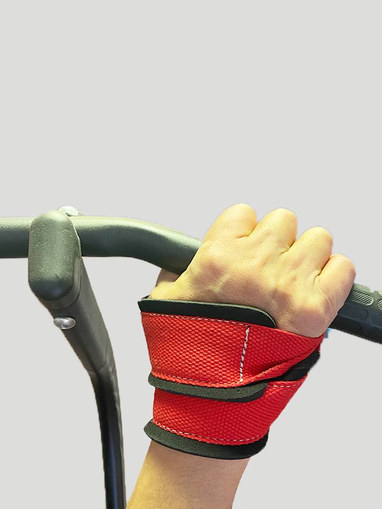 8 -character eight -character help with fitness wrist career men's squatting dick skid training glove grip strength to borrow forces