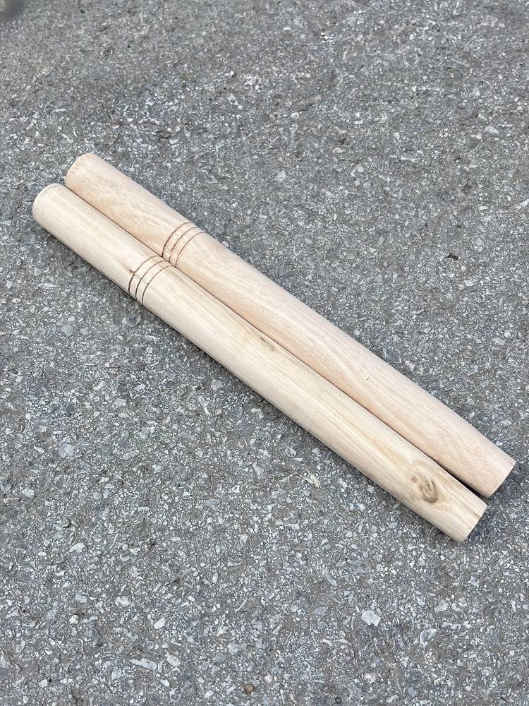 Cutting wood knife wooden handle eucalyptus wooden stick shovel sword solid wood stick small wooden craft handmade round wood rod thick thin pillar