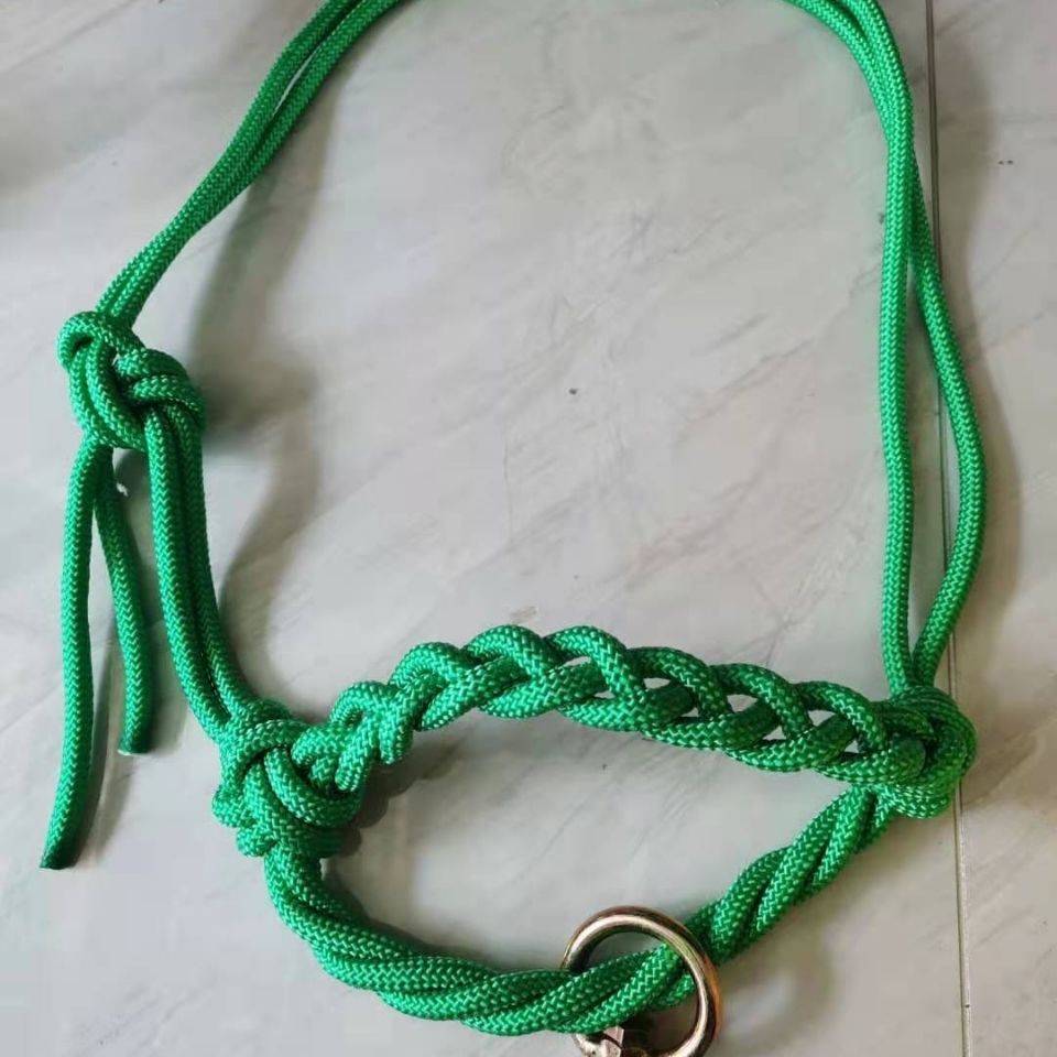 A cow collar, a simple cow cage, a cage with a cow rope, a crochet and a crotch
