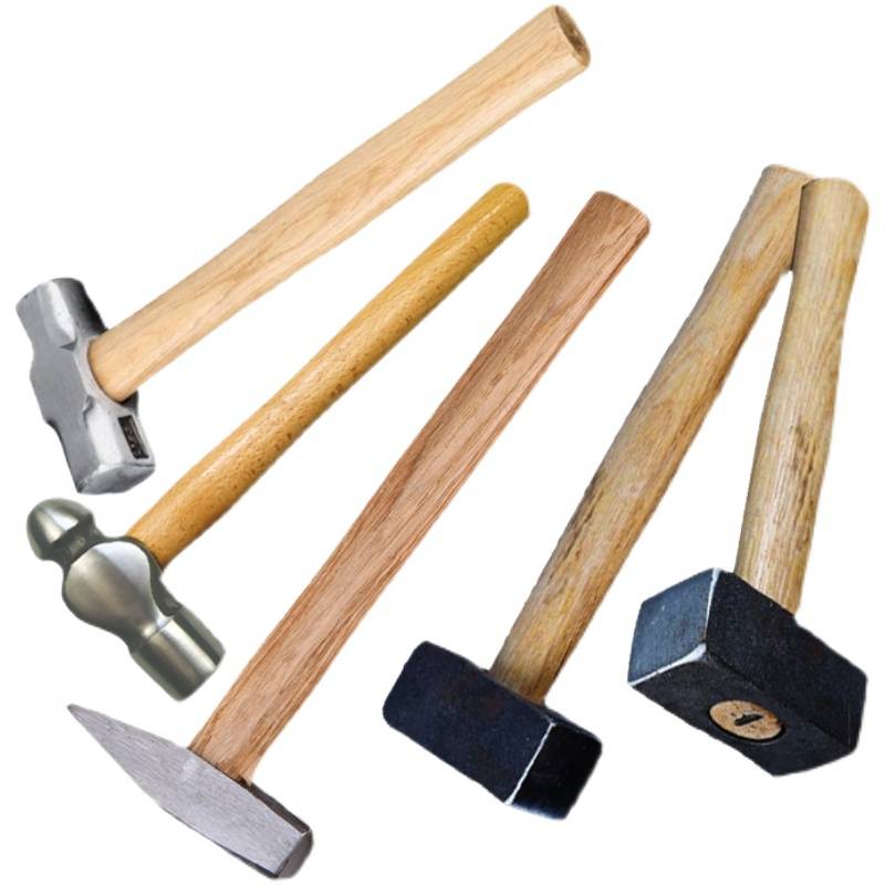 The octagonal hammer hammer hammer the square head hammer wooden handle hammer and the wooden stick other hammer other hammer to put the round head hammer handle