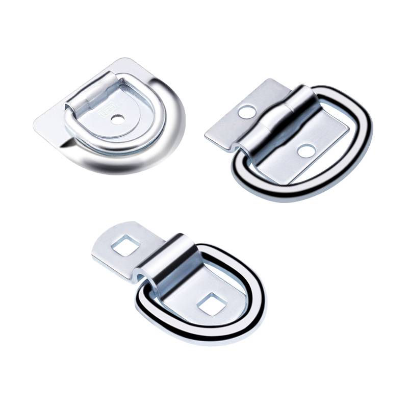 Stainless steel D -shaped buckle carriage floor hook floor truck suspension bundle fixed ring container pull rope hook ring