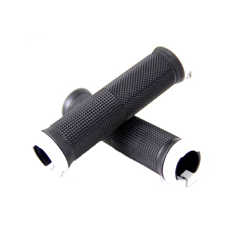 Bicycle handleband handlebat handle and flying aluminum alloy lock rubber handlebar handlebar anti -sliding handle