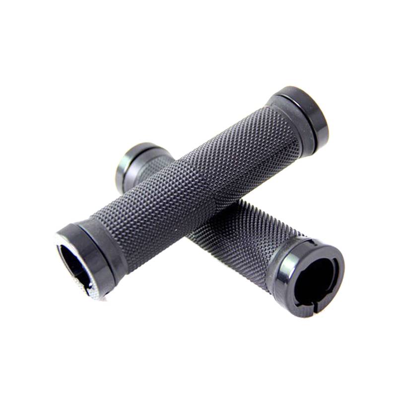 Bicycle handleband handlebat handle and flying aluminum alloy lock rubber handlebar handlebar anti -sliding handle