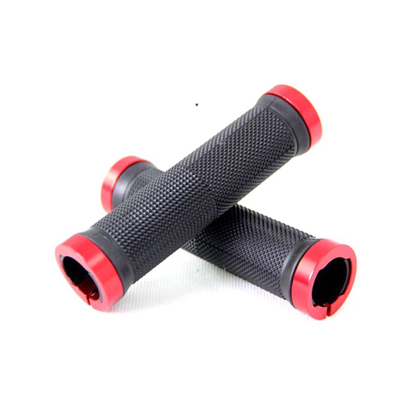 Bicycle handleband handlebat handle and flying aluminum alloy lock rubber handlebar handlebar anti -sliding handle
