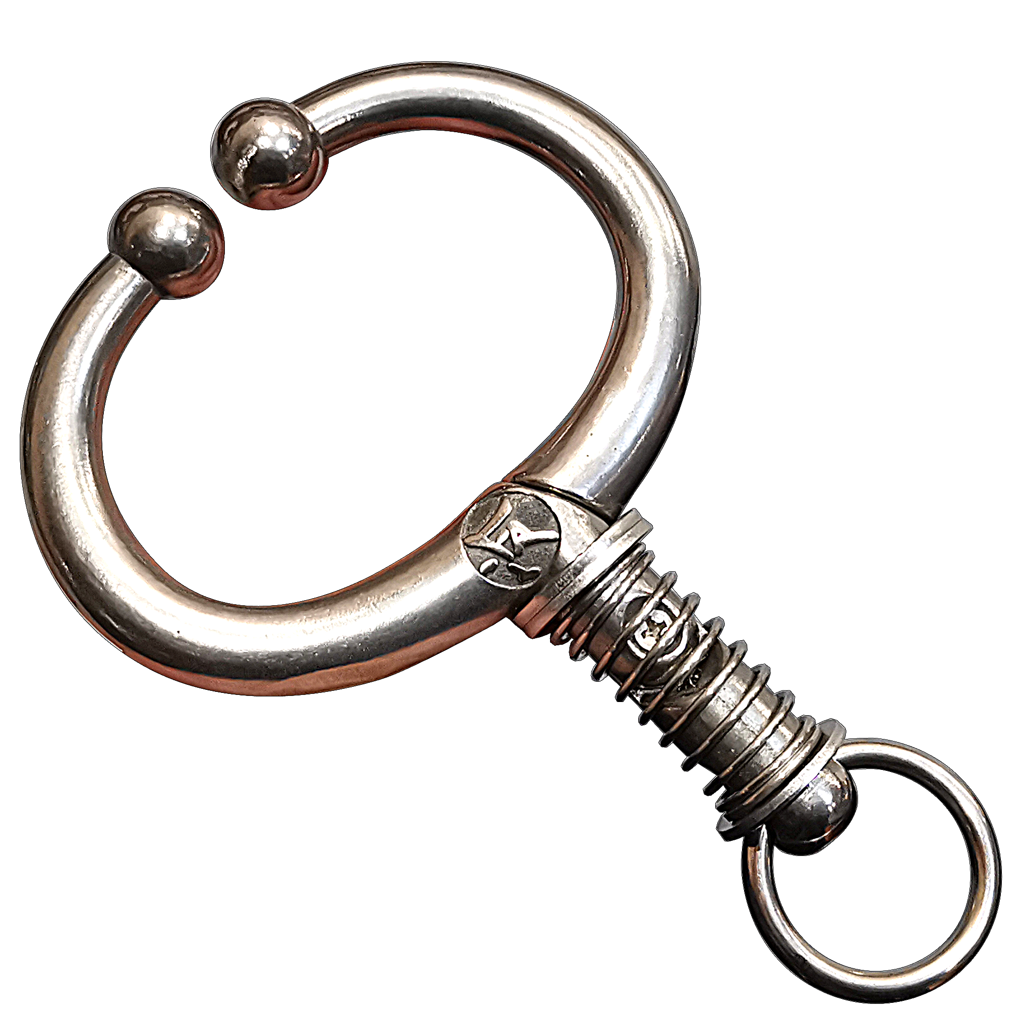 New spring beef nose tongs stainless steel cattle raising equipment pliers clamping beef nose traction buckle beef nasal ring nose ring ring