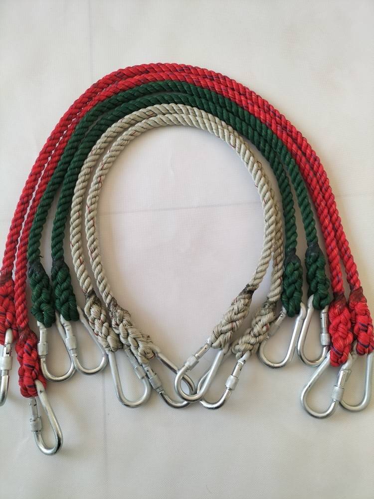 Tie Niu Rope Two buckle total length 60 cm of agricultural traction rope hand -made steel rope color random