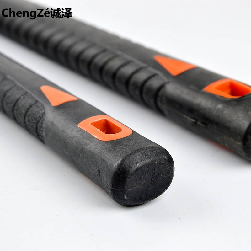 Scramble-proof, slide-down handle