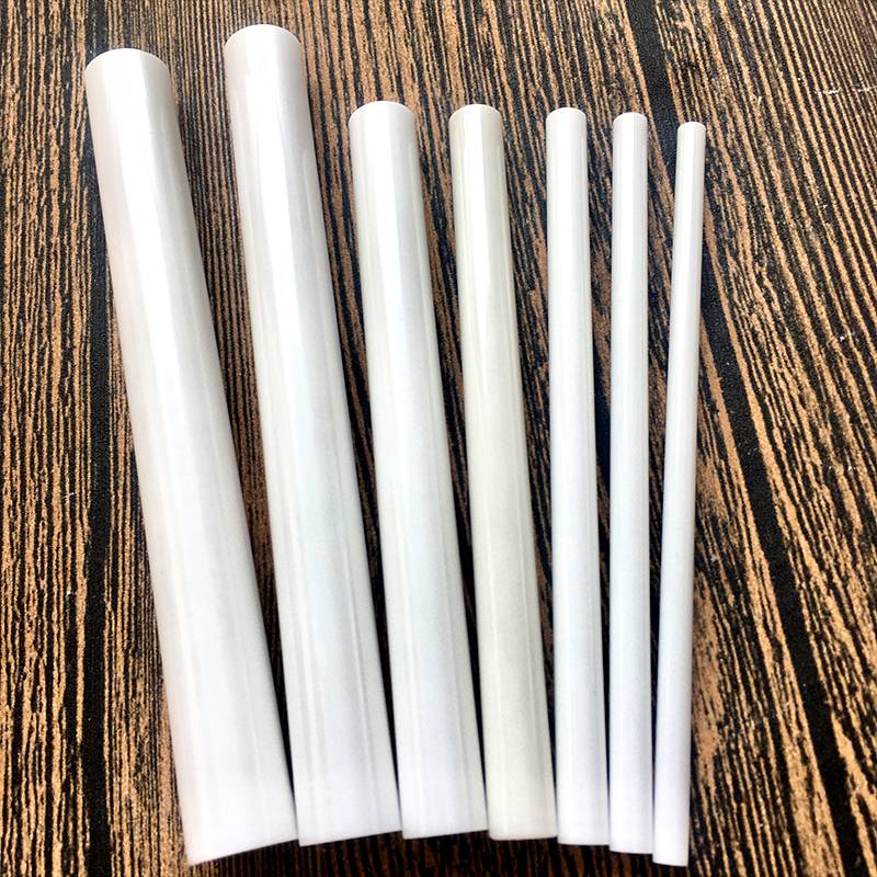 Oxide aluminum mirror ceramic rod solid wear resistance high temperature resistant high temperature rigid jade insulating solid mixes can process tooth wire
