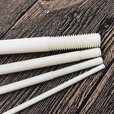 Oxide aluminum mirror ceramic rod solid wear resistance high temperature resistant high temperature rigid jade insulating solid mixes can process tooth wire