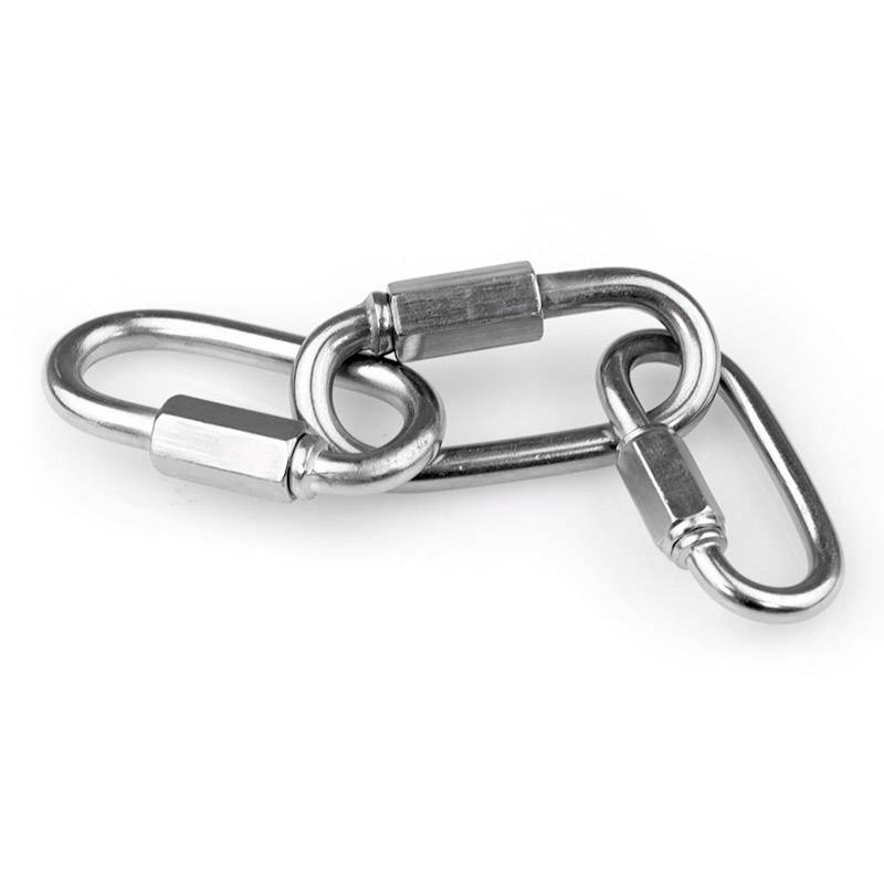 304 Stainless Steel Quick Ring connecting ring runway buckle Meilong lock climbing climbing M3/4/5/6/8/10mm