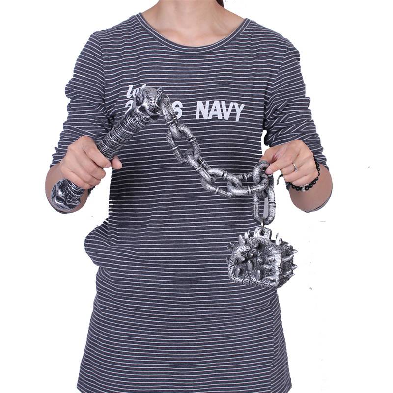 Lin Fang Halloween Performance Private Film and Television Prisoner Iron Chain Foot chain chain chain chain chain chain