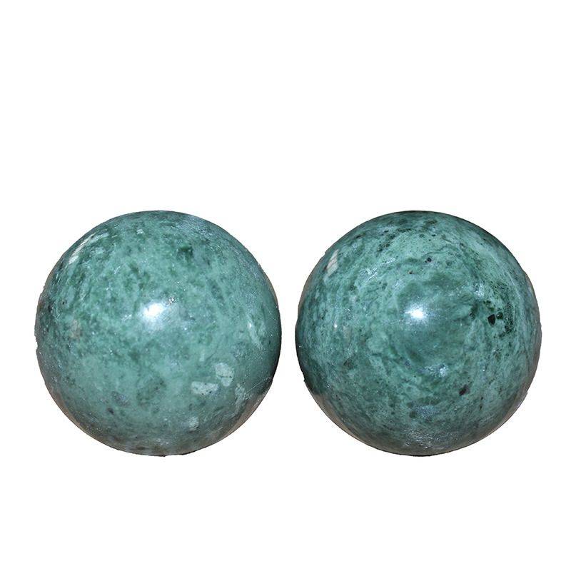 Natural Jade Ball Fitness Ball Health Ball Handle Playing Men and Women Middle and Elderly Massage Children Transfer Stone Health Ball