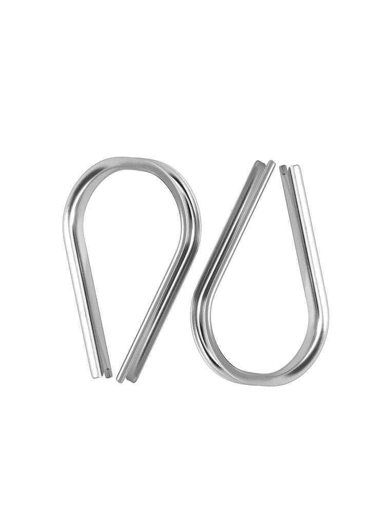 304 stainless steel wire rope covers the triangle rings, boasting chicken heart ring anti -rust anti -corrosion M2M3M4M24