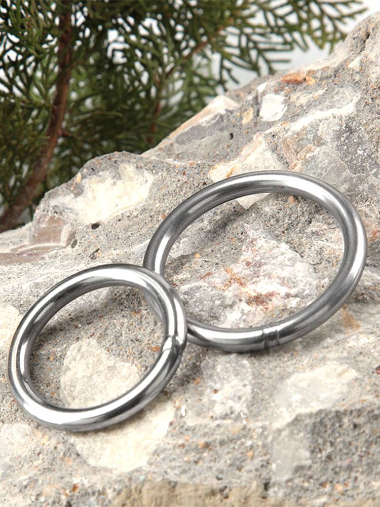 304 stainless steel circular circular circular O -shaped solid welding connecting ring steel ring M3/4/5/6mm