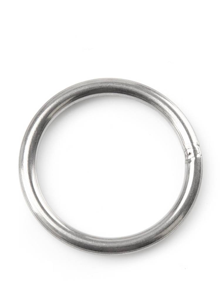 304 stainless steel circular circular circular O -shaped solid welding connecting ring steel ring M3/4/5/6mm
