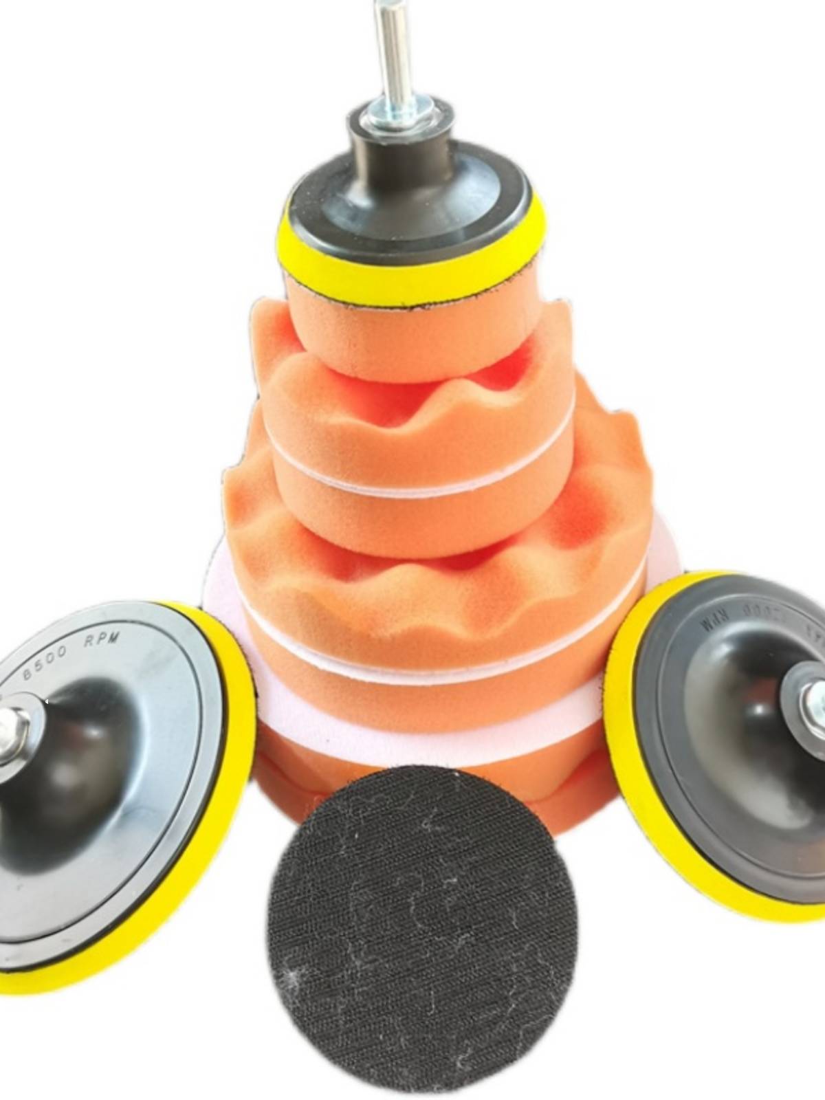 Waxing sponge cars, wax plate, pneumatic sponge, wave cotton wipe wax plate buffer polishing polishing artifact