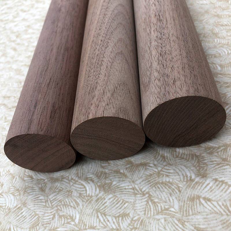 North American Black Poor Peach Barl Band Bascurry Barcuffs Hanging Club Solid Wood Strite Handmade DIY Model Martial Arts Yoga Stick