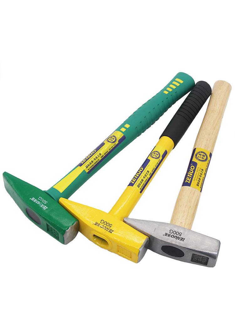 Electrician -specific hammer wooden handle fiber handle steel handle carbon steel plus hard clamp duck brated duck hammer household electric welding hammer