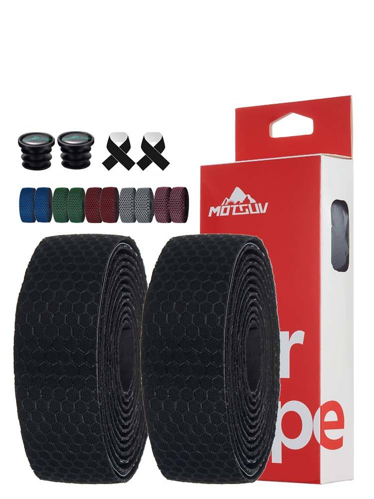 Bicycle handle handlebar carrier sweat absorption and anti -slip, honeycomb gel silicone silicone gel