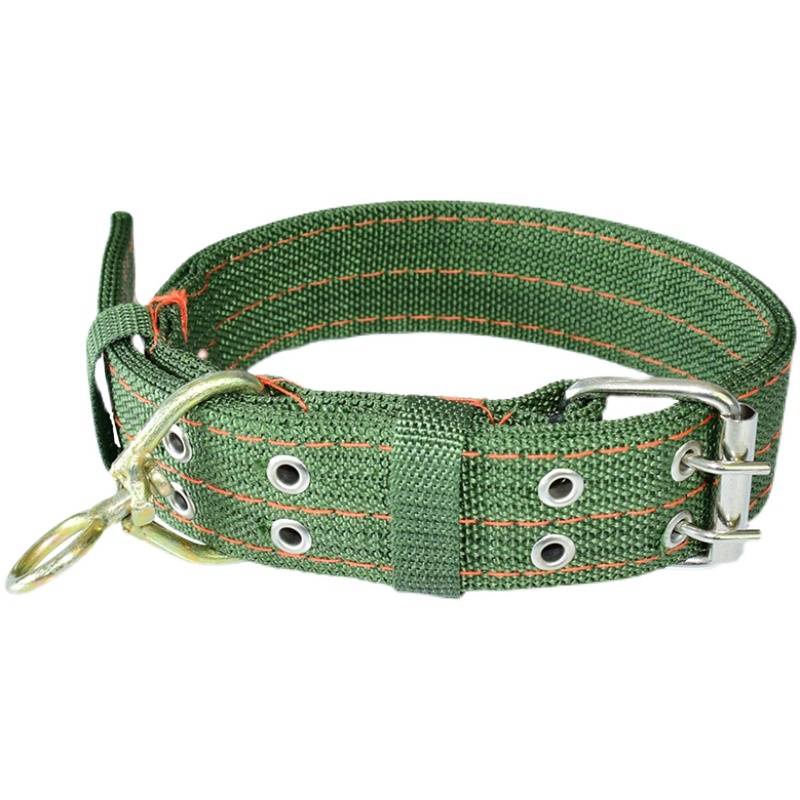 Bull cow neck cover sheep, sheep, large dogs and dogs tie the neck collar with rotation ring can adjust the bull rope neck case insurance buckle