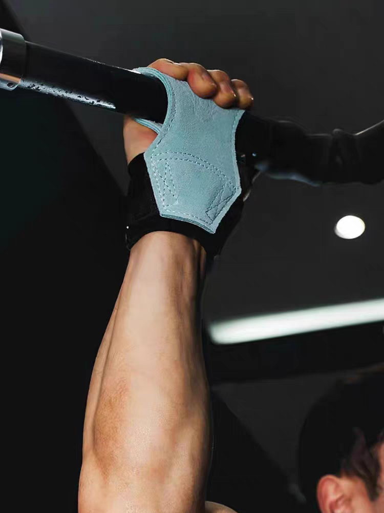 Hydeli helps with cowhide fitness wrist guard gloves.
