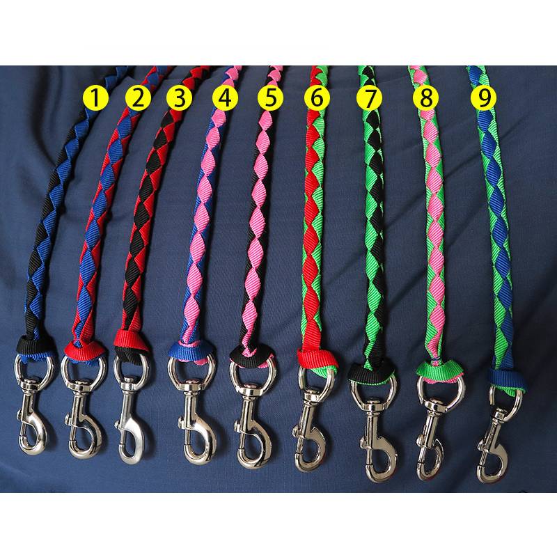 Color hand -edited horses rope plus coarse alloy hook four -shaped hand -woven romance multiple colors to choose from