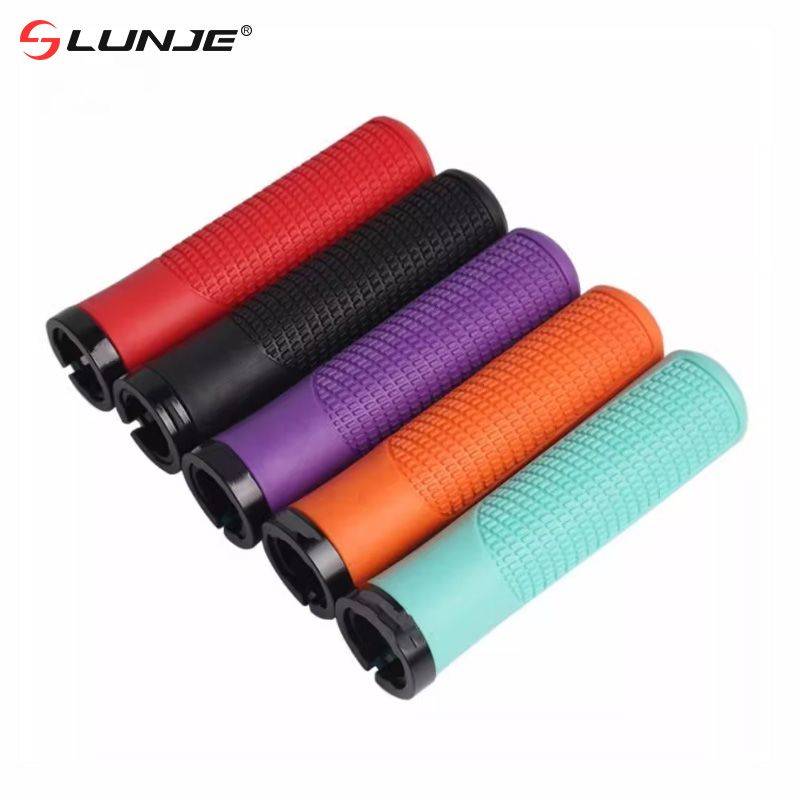 Bicycle handle handlebar lock -locking non -slip rubber straight mountain car glue set grip grip accessories