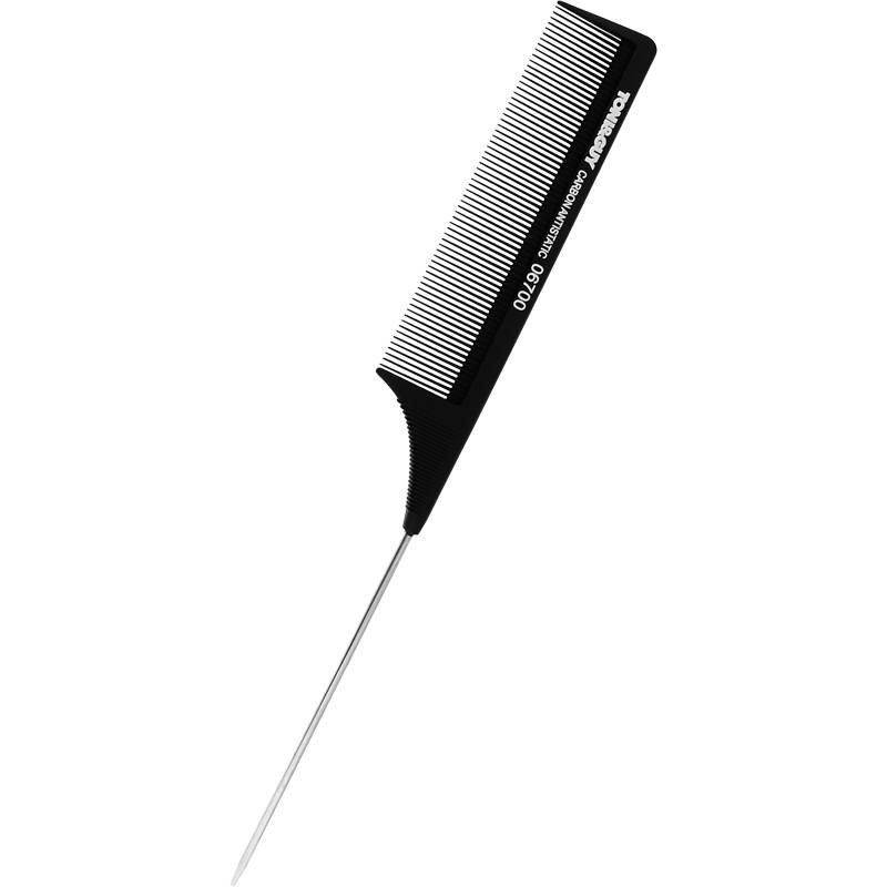 Tonya professional hairdressing comb, hair dyeing partition, picking sharp tail comb, steel needle comb, straighten hair tail comb