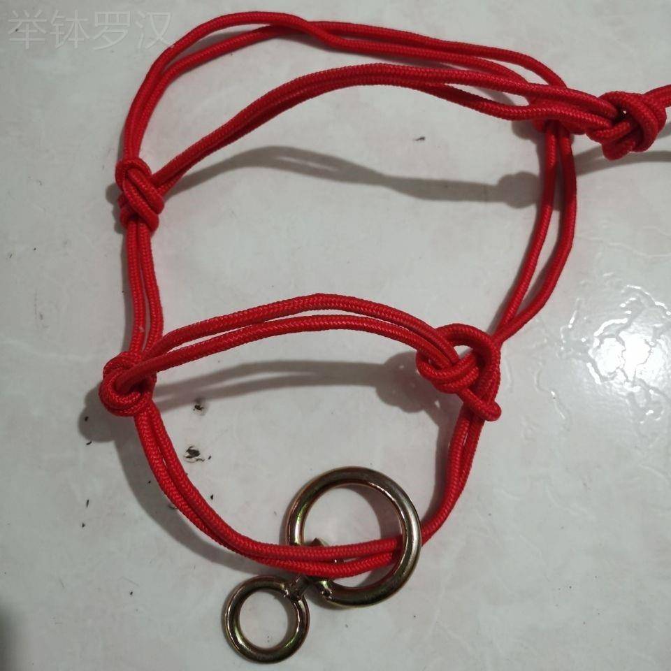 Bull cage head cow dragon set beef head, cattle rope calf cattle cage head cow reins aircraft net rope compilation@