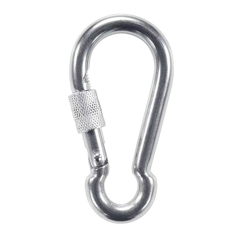 Niu Niu Niu Bid Stainless Steel Sheep Cliny Caps Bull Caps Direction Dog Dog Chain Safety buckle accessories Nylon rope