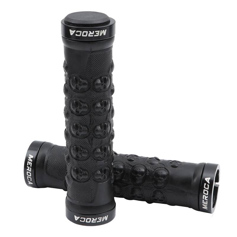 Meroca bicycle handlebar handlebar folding folding car grip bilateral locking mountain car anti -sliding shock absorbing