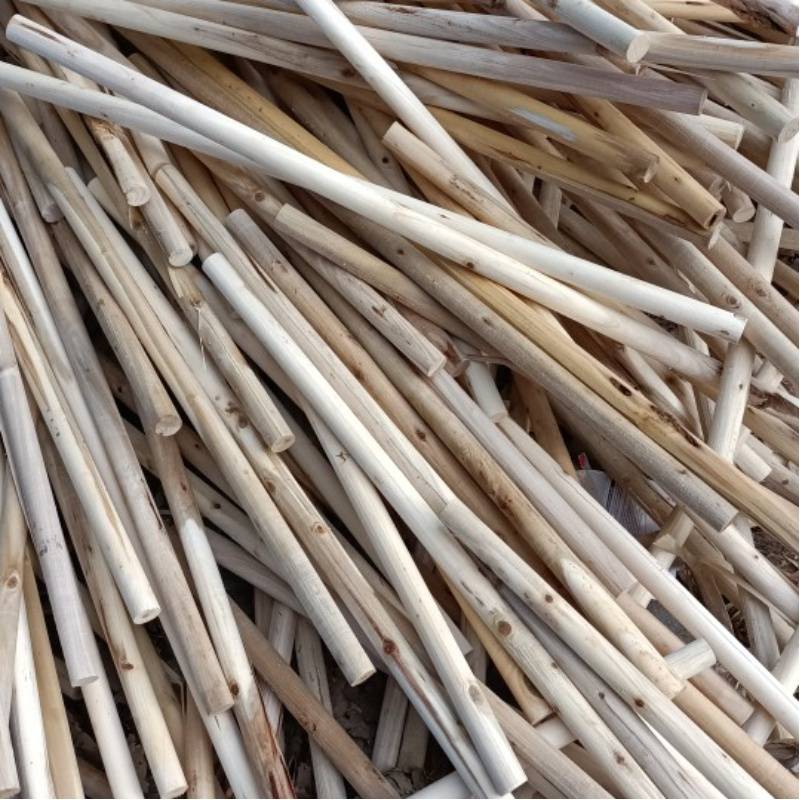 Popular wooden stick tool wooden handle round pillar fitting round wooden pole long wood carbonized wood building decorative solid wood
