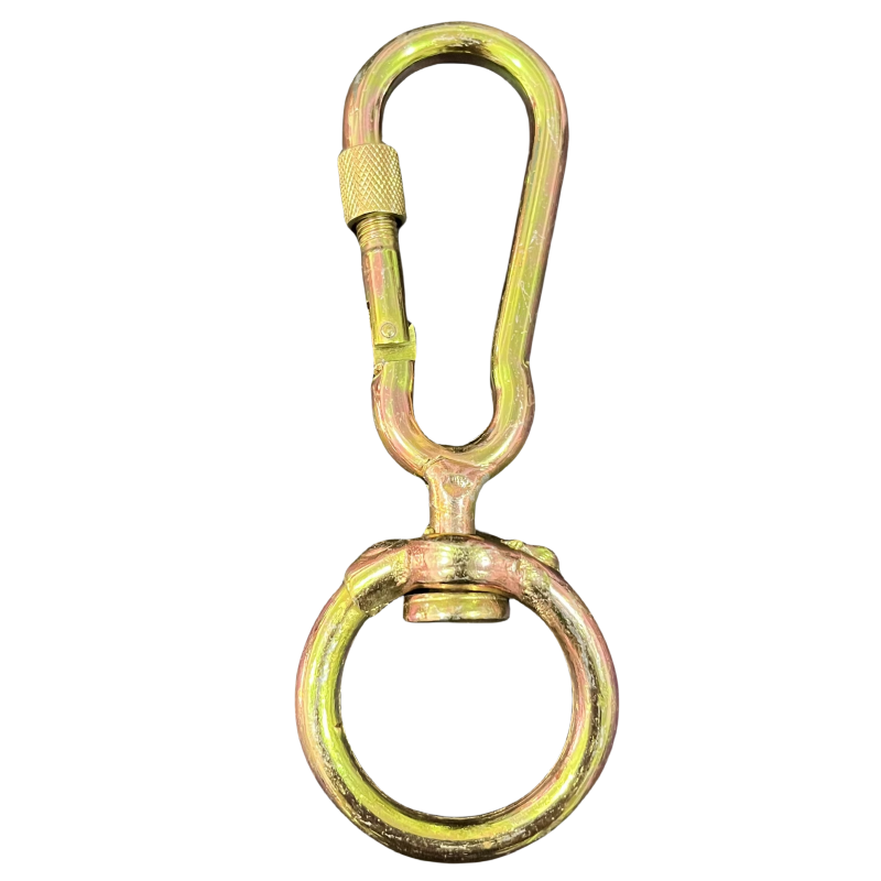 Bull lock 8 -character rotor bolt, eight -character rotation universal insurance buckle, rough dog chain buckle breeding