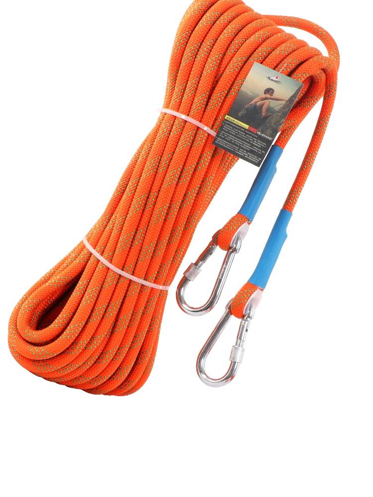 Golm climbing rock climbing security rope national standard wear -resistant cover outdoor work insurance belt link hook RL195