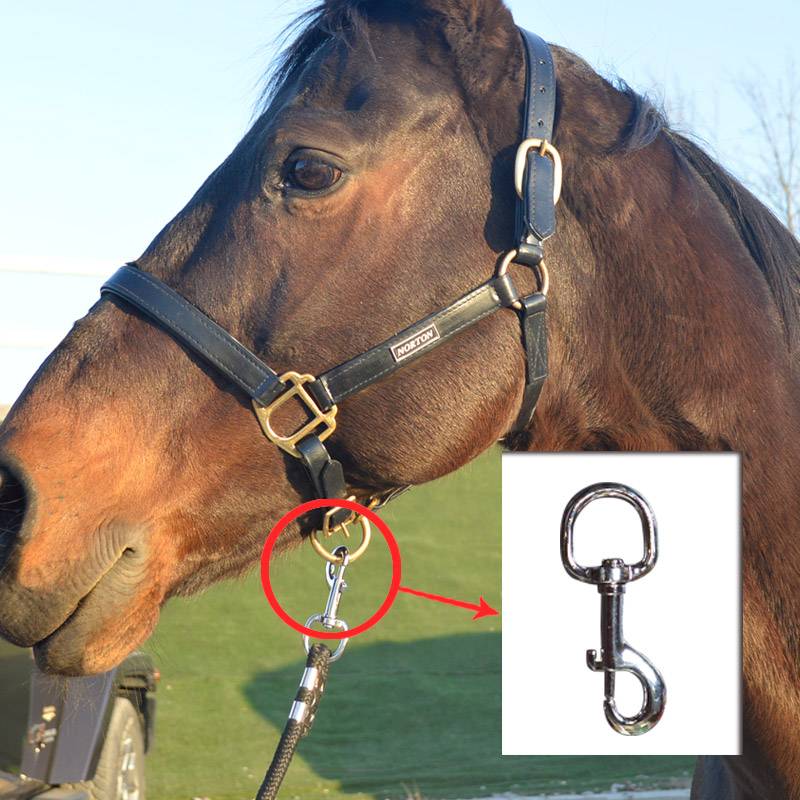 Ponys, small metal fittings, with a tow rope, a tow rope, a gold hook and a horse