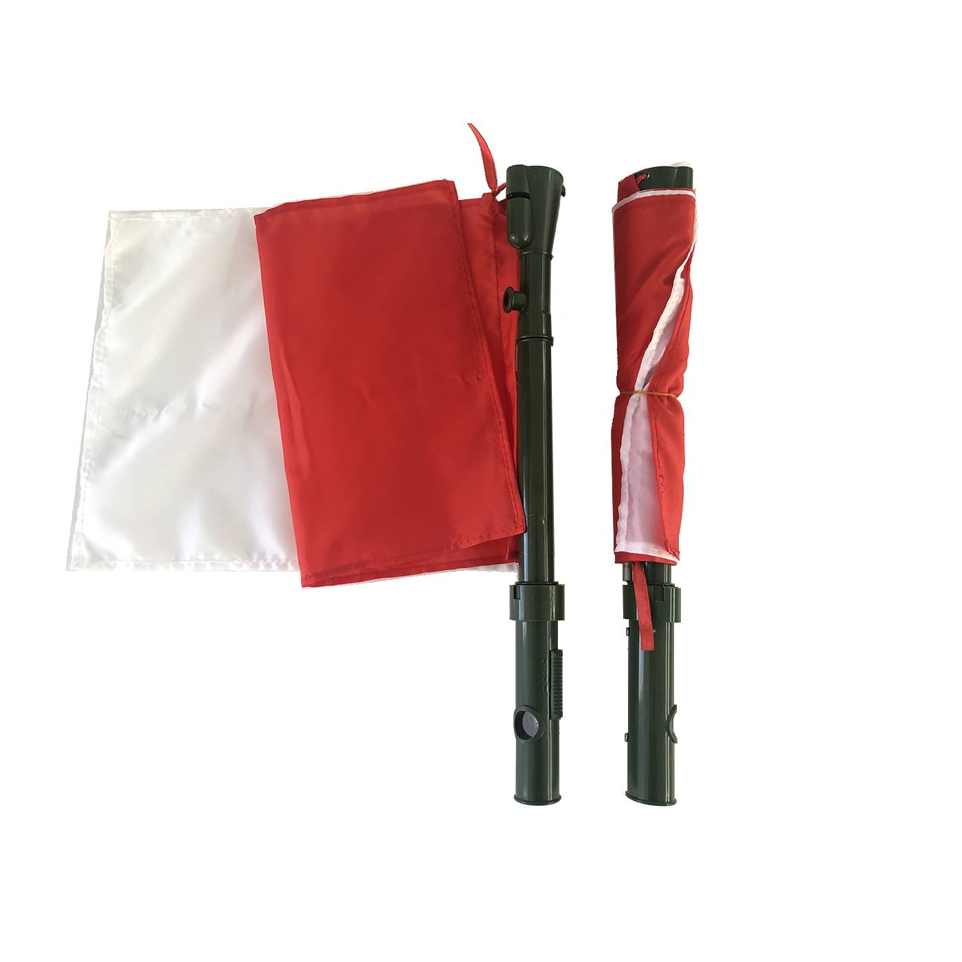 Single soldier command flag red, white, red, red, red, green, multi -functional signal hand flag with three -color lamp horn whistle flag