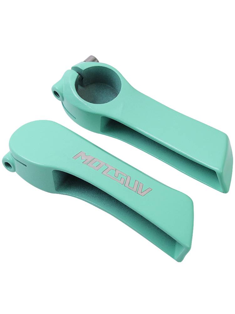 Bicycle aluminum alloy deputy handle of mountain road bicycle flying color handle handle handle handle set accessories Daquan