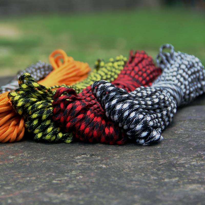 Outdoor Camp DIY Seven Core Plustering Tent Pulling Rope Binding Wrapper Hands Mountaineering 31m Rope