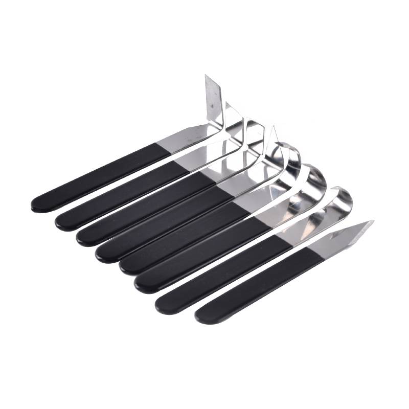 Stainless steel 8 -piece set of blank tools ceramics clay clay clay sculpture clay clay scraper gypsum car mold model