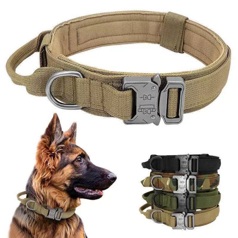 Demu dedicated collar outdoor big dog medium large -scale traction rope neck horses dog Golden hair Labrado training neck case