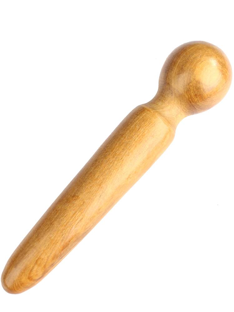 Acupoint massage stick feet meridian dredging artifact foot massage tool Handheld wooden neck acupoint wood stick