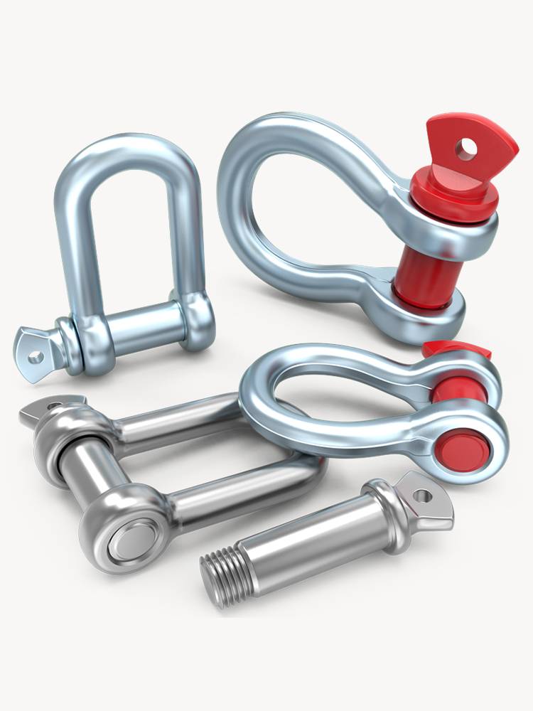 304 Stainless Steel Unload D Type D -Disposal Steel Wire Rope Chain Listing Conduct Connection buckle Bottlin Horseshoe buckle