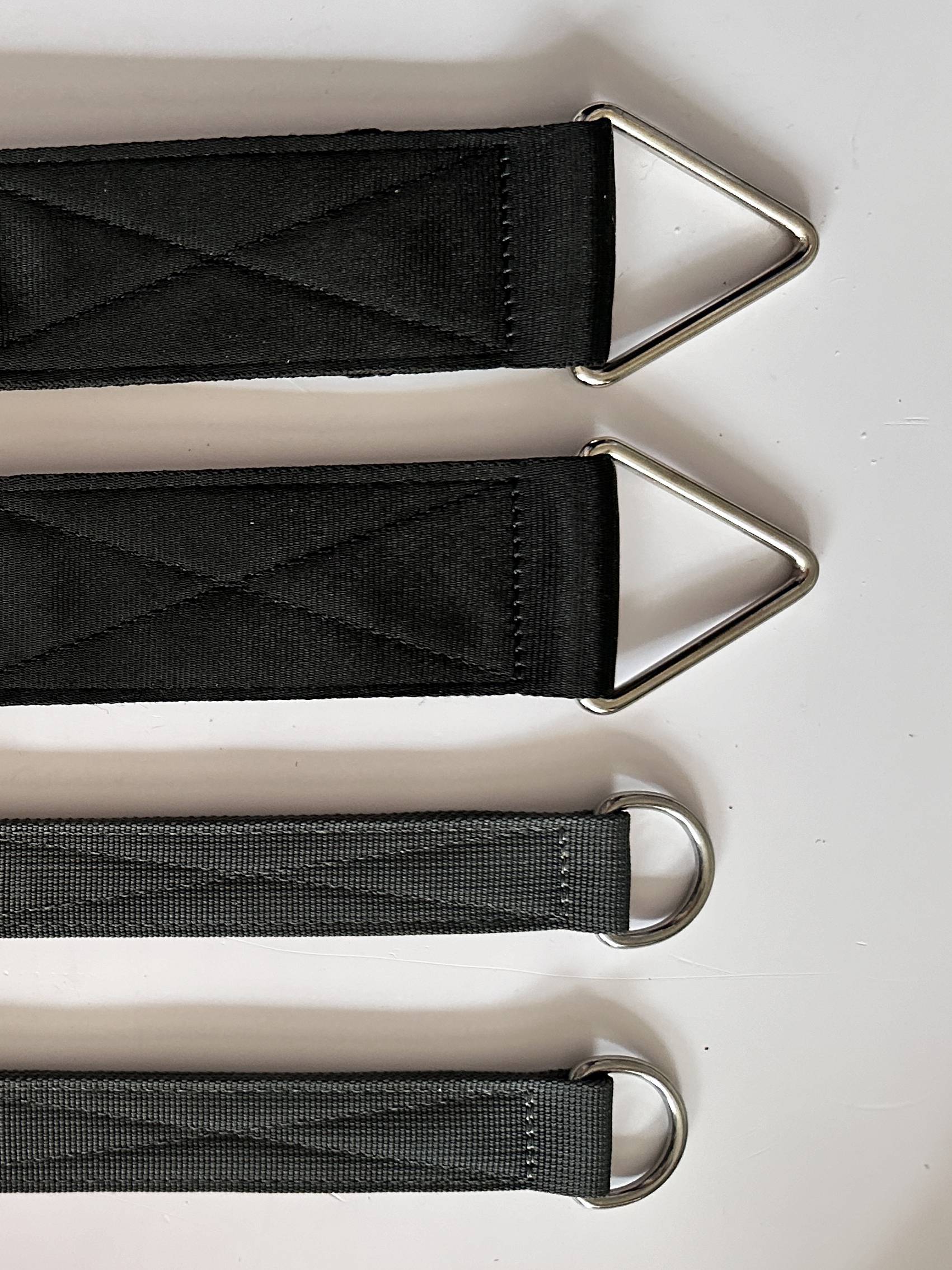 Ties with thick straps and a swing-string line and a sling-and-snatch-save-save-save-save