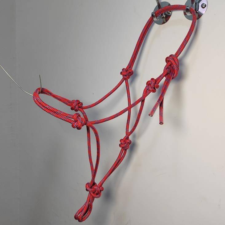 Nylon rope horses leading the leader of the head and hand -woven faucet