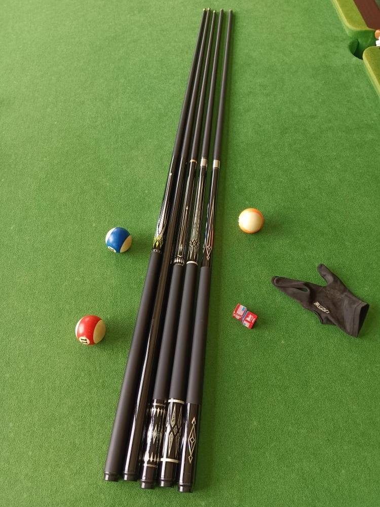 Black-tech carbon-fibrillium billiard, small snork pool pole, medium, eight ball, nine ball