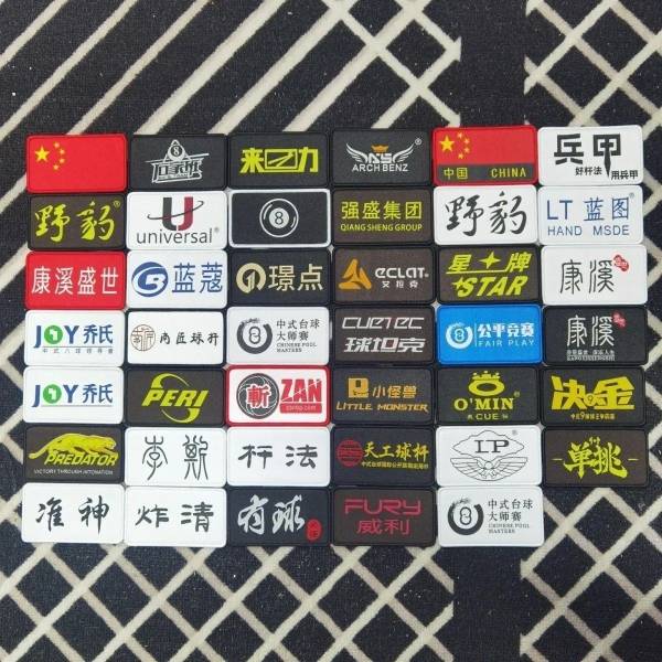 Qiao's Club brand logo embroidered tabletop picked gel member members chest card stick box box cloth sticker