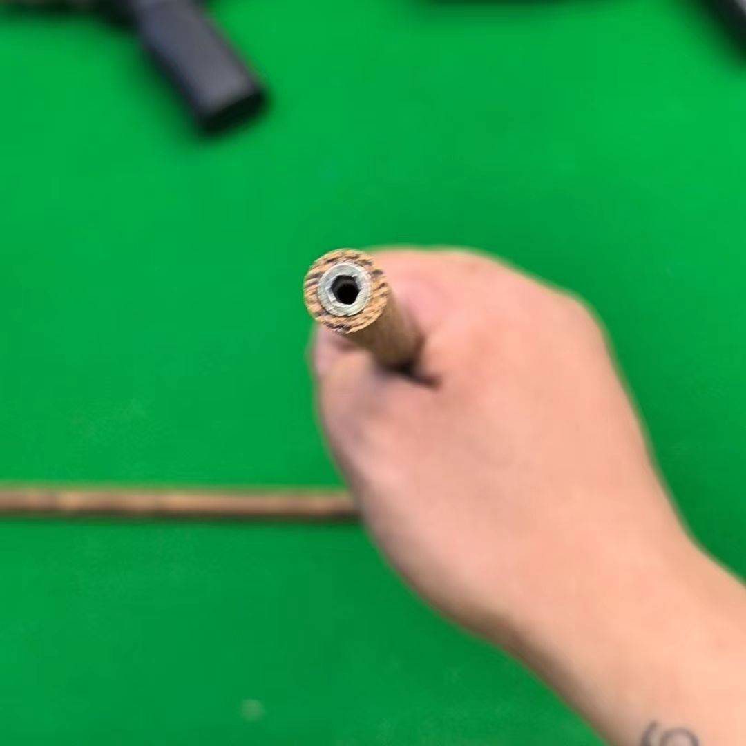 Pingzi Billiards Ring Auto Shit Piece Accessories Rod Gun Head Solid Wood Club Sandalwood