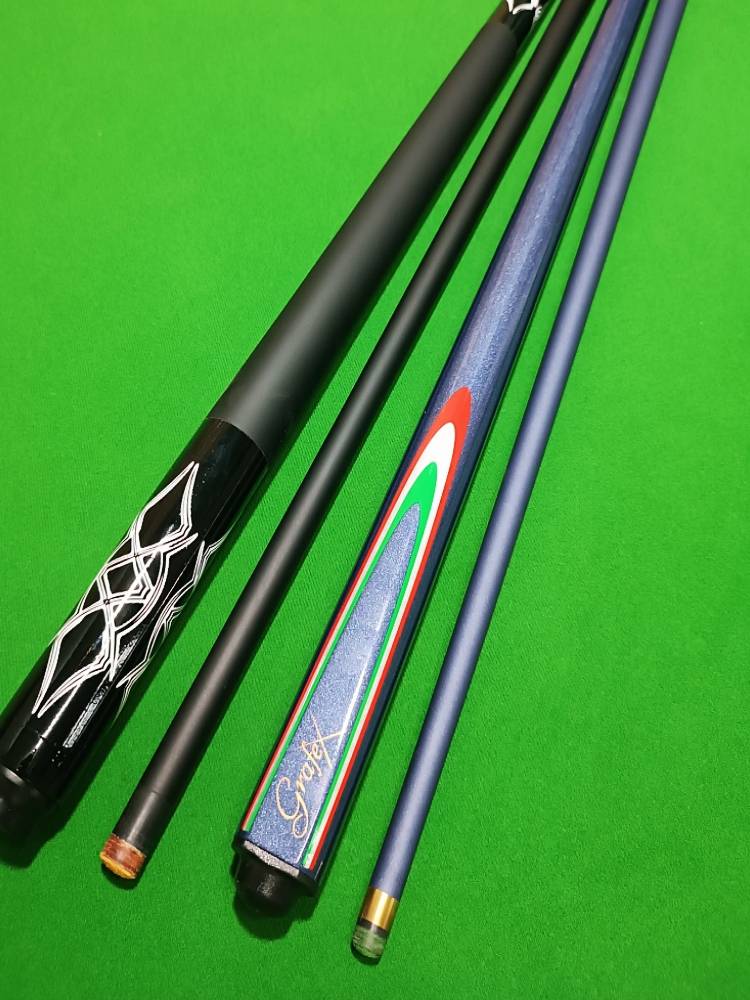 Battle black technology carbon fiber desktop rumor carbon small head split Chinese black eight head double pole double section nine club